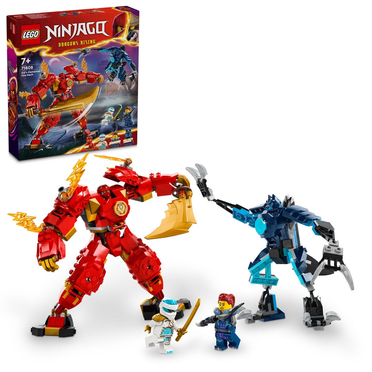 LEGO 71808 LEGO® Ninjago 71808 - Kais Feuermech – Box & Produkt