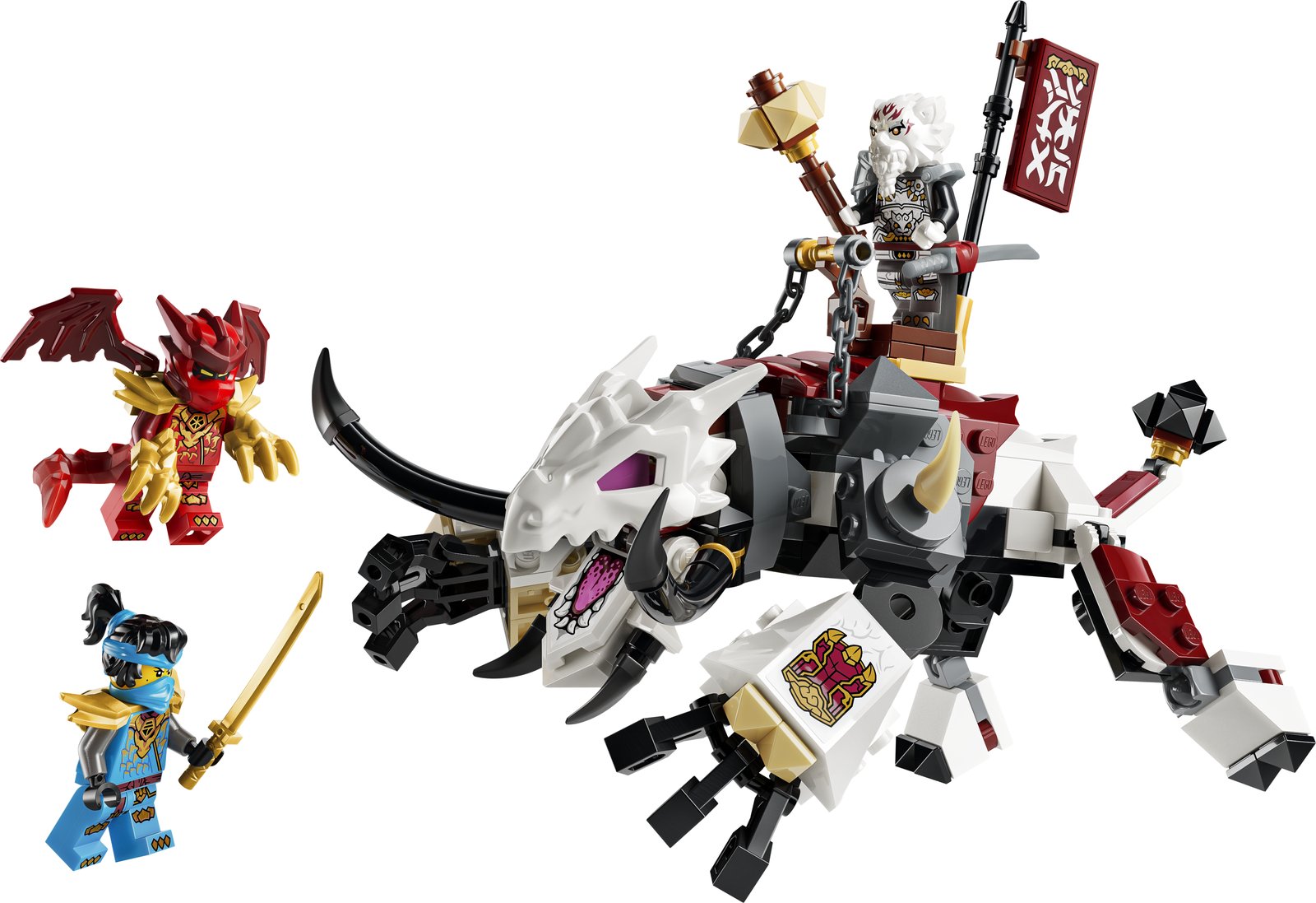 LEGO 71863 LEGO® NINJAGO® 71863 - Zilvar auf seinem Drachentier Grimtak – Produktfoto