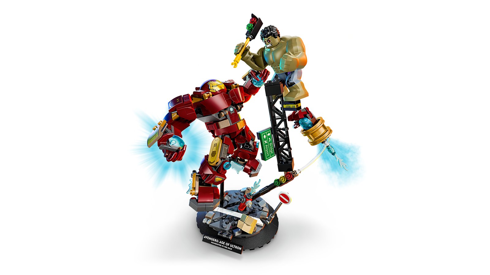 LEGO 76343 LEGO® Super Heroes Marvel 76343 - Duell der Giganten: Hulkbuster vs. Hulk – Primaeres Produktbild