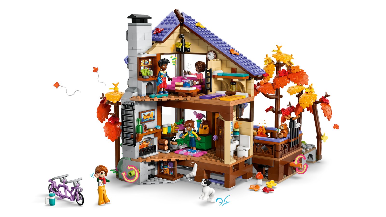 LEGO 42705 LEGO® Friends 42705 - Gemütliche Hütte im Herbstwald – Detailansicht 4