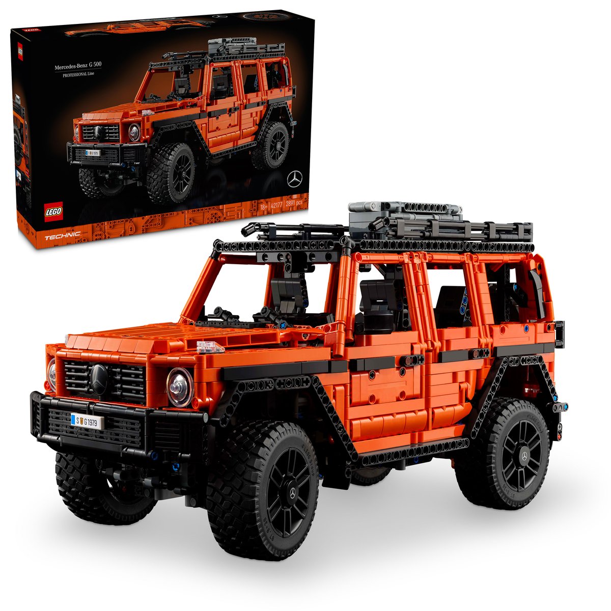 LEGO 42177 LEGO® Technic 42177 - Mercedes-Benz G 500 PROFESSIONAL Line – Box & Produkt