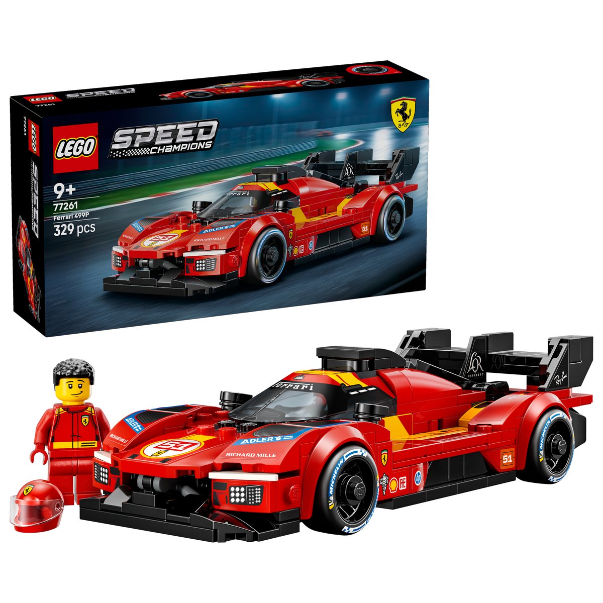 LEGO 77261 LEGO® Speed Champions 77261 - Ferrari 499P – Box & Produkt