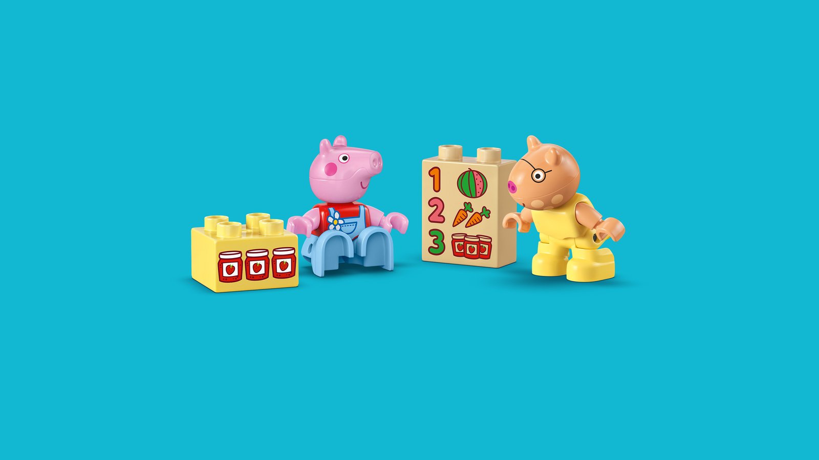 LEGO 10468 LEGO® DUPLO® Peppa Wutz 10468 - Traktor und Marktstand – Detailansicht 1