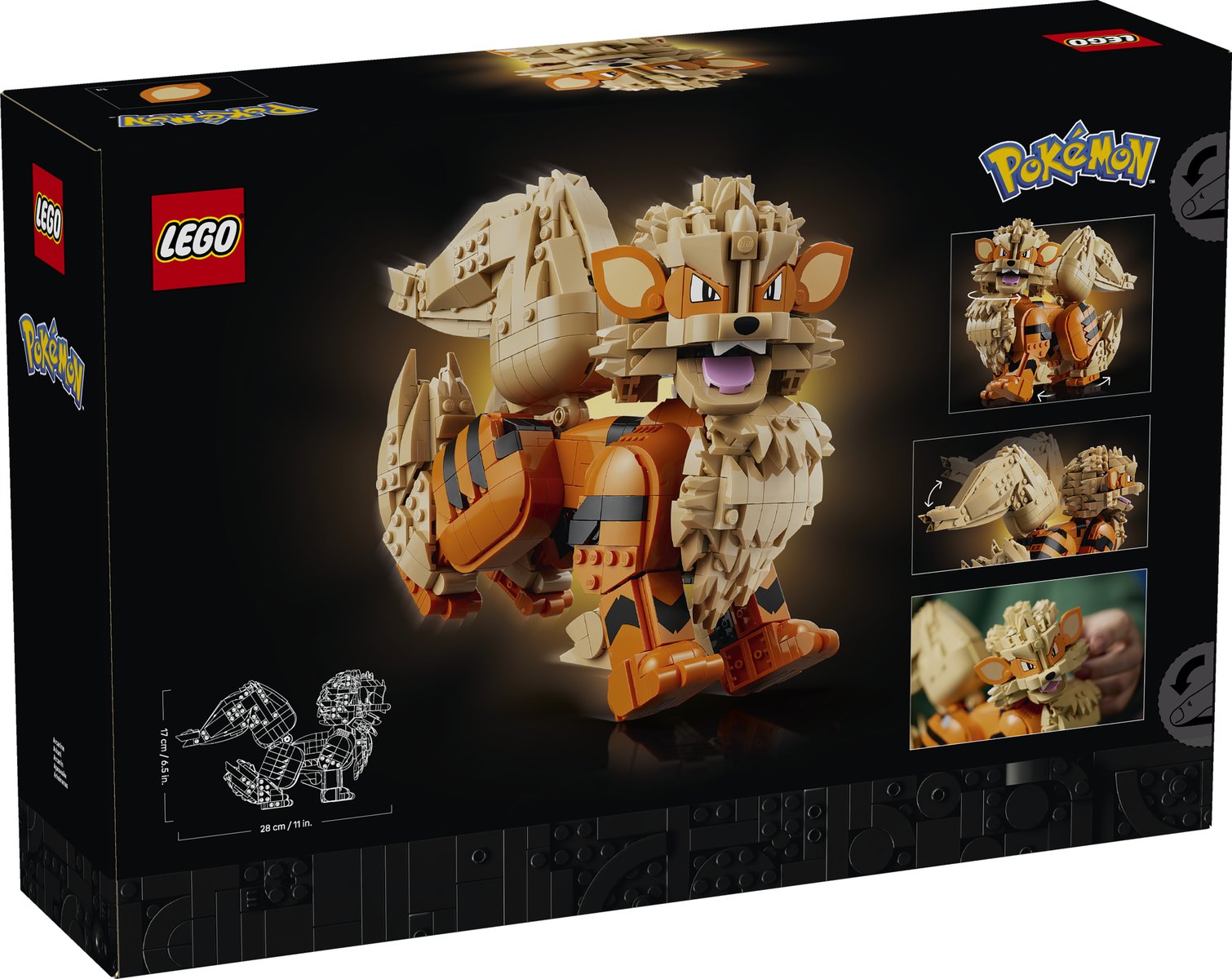 LEGO 72160 LEGO® Pokémon™ 72160 - Arkani – Verpackung hinten