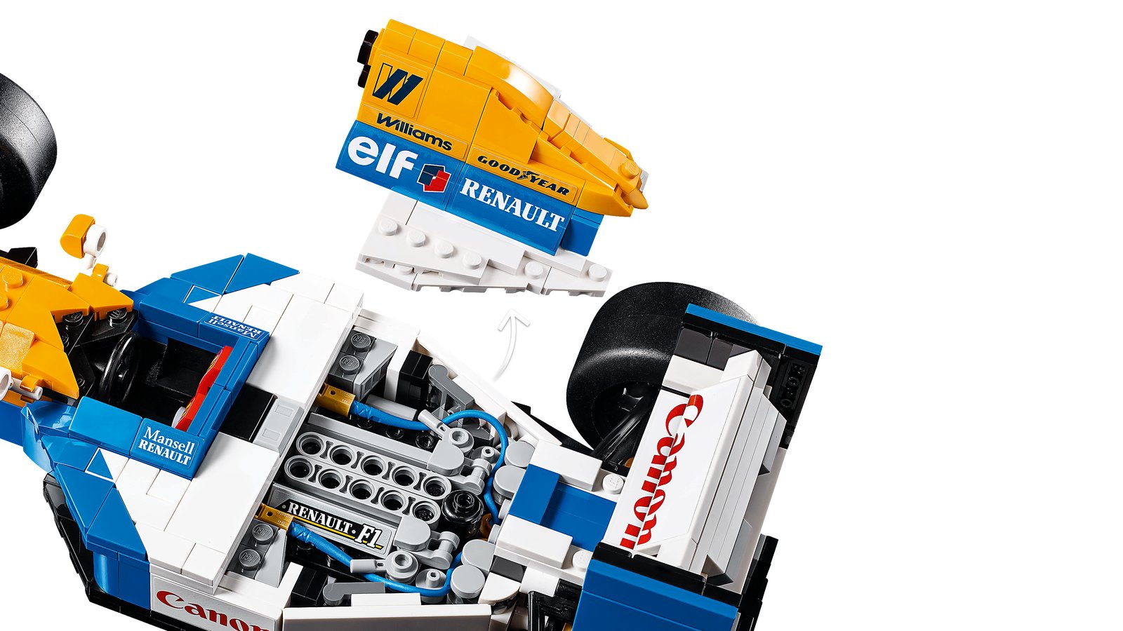 LEGO 10353 LEGO® Icons 10353 - Williams Racing FW14B mit Nigel Mansell – Detailansicht 4