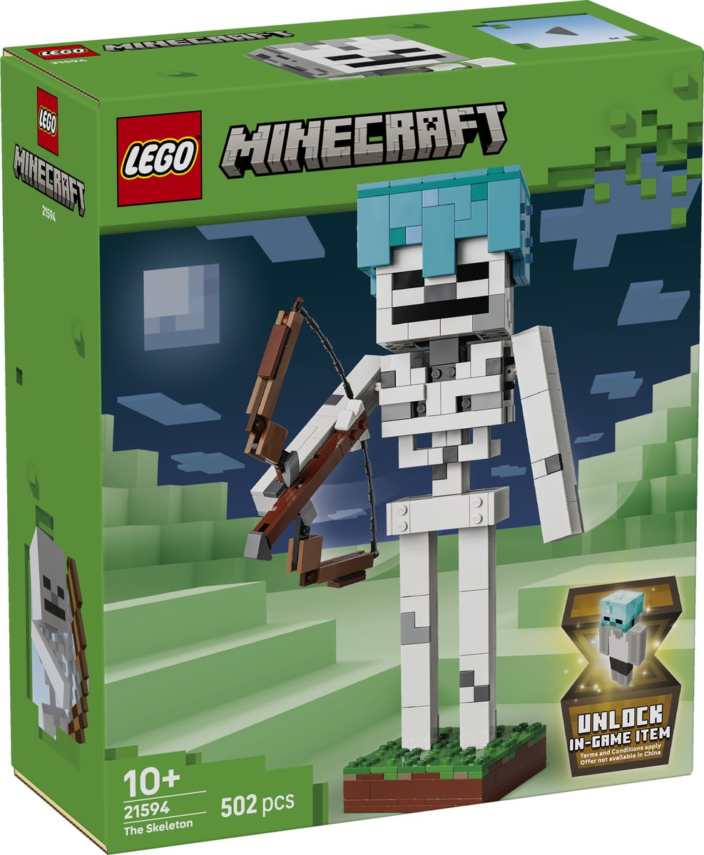 LEGO 21594 LEGO® Minecraft® 21594 - Das Skelett – Verpackung vorne