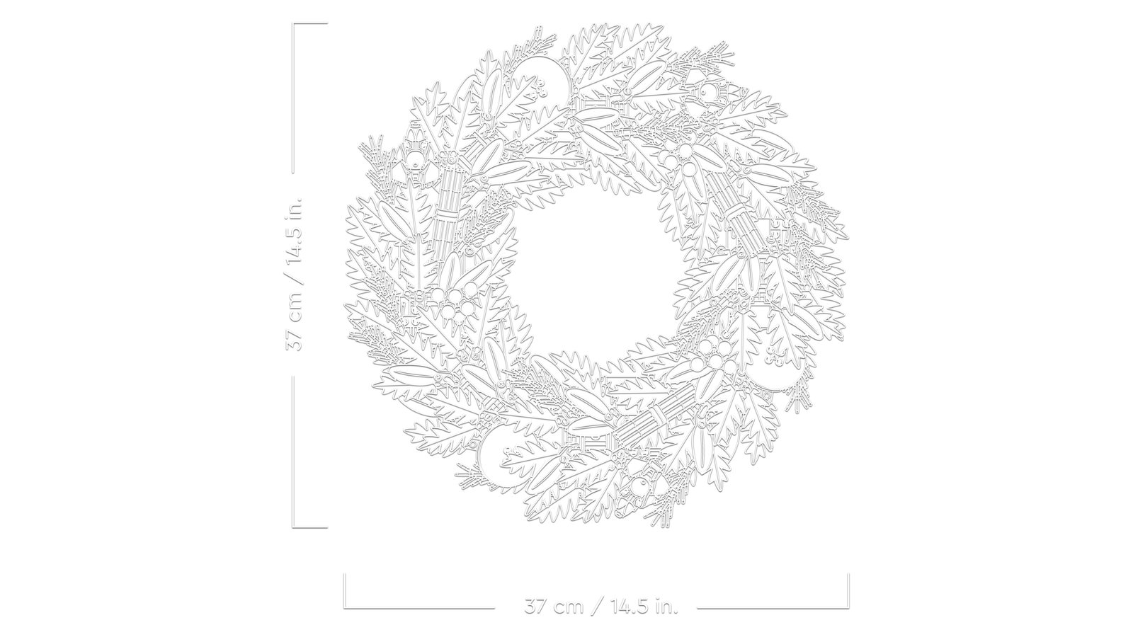 LEGO 10340 LEGO® Botanicals 10340 - Weihnachtskranz – Detailansicht 2