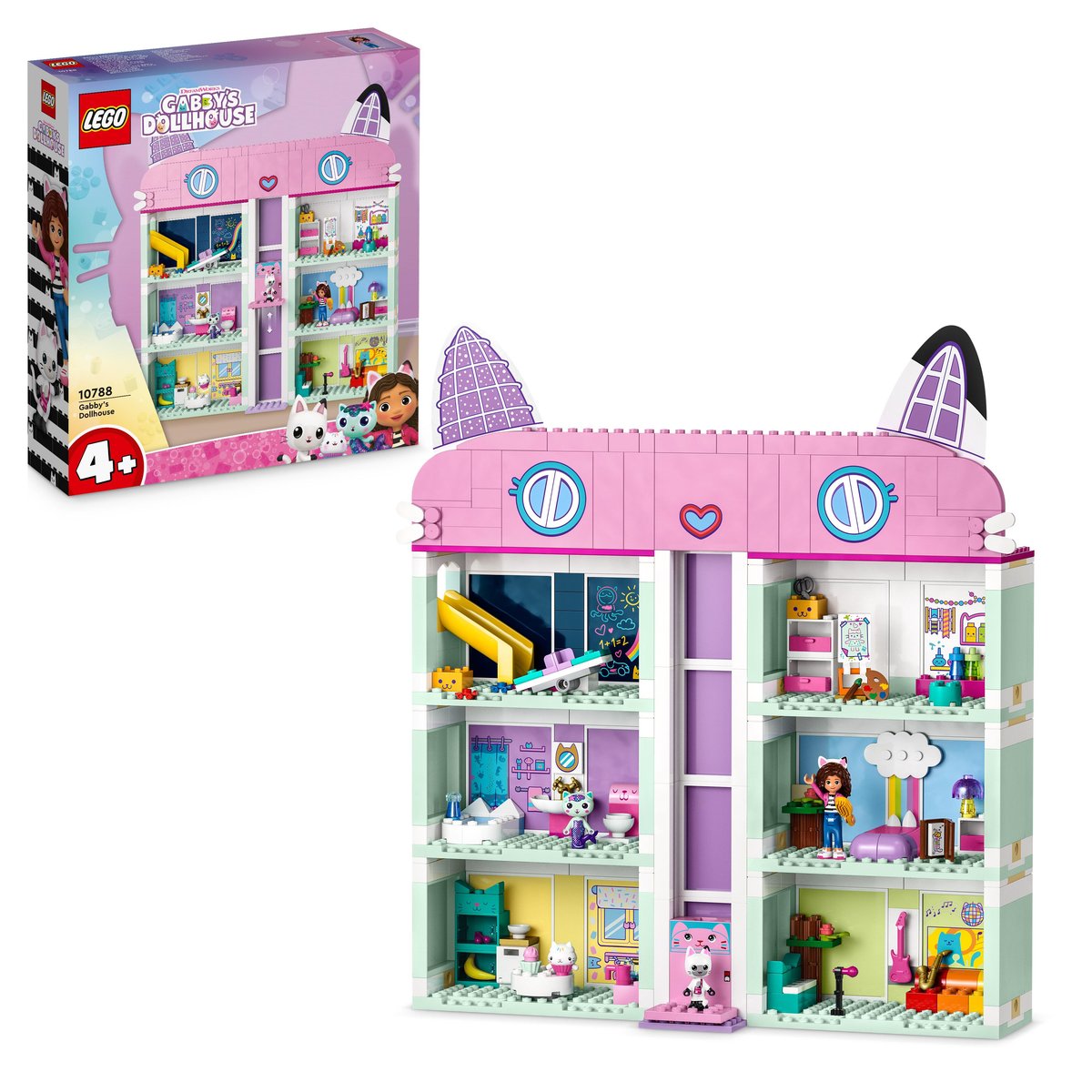 LEGO 10788 LEGO® Gabby's Dollhouse 10788 - Gabbys Puppenhaus – Box & Produkt