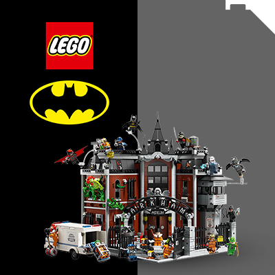LEGO® Super Heroes DC Themenwelt-Kachel mit Set 76300 Arkham Asylum