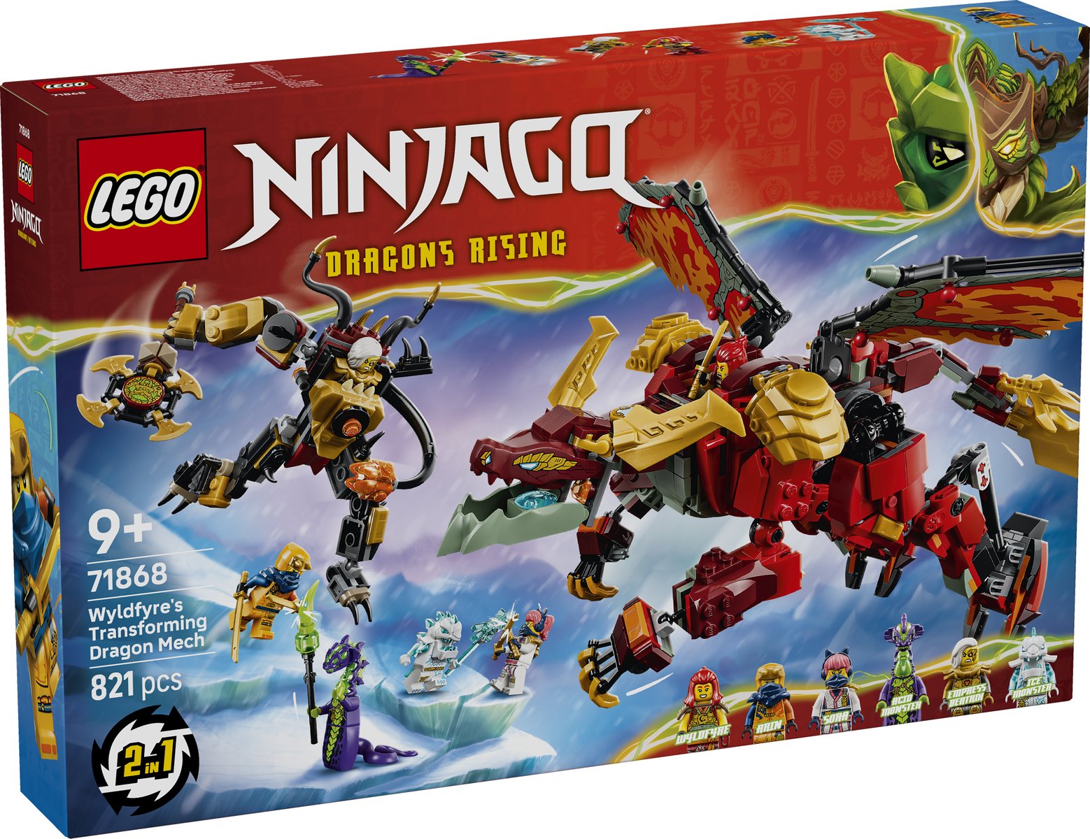 LEGO 71868 LEGO® NINJAGO® 71868 - Wyldfyres Drachenmech – Verpackung vorne