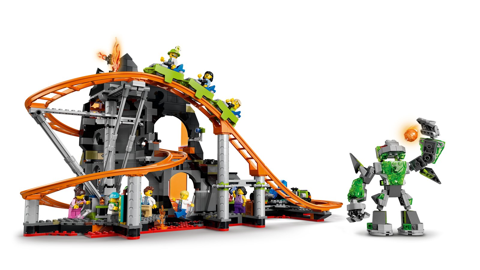 LEGO 60501 LEGO® City 60501 - Lava Land-Achterbahnpark – Detailansicht 2