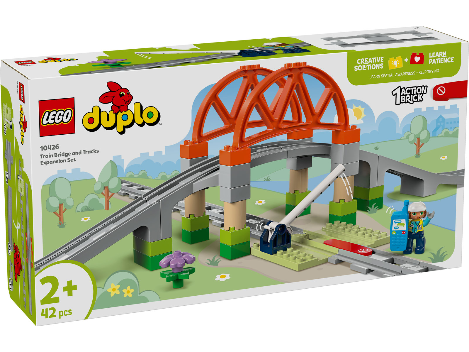 LEGO® DUPLO 10426 - Eisenbahnbrücke und Schienen – Erweiterungsset LEGO® DUPLO 10426 - Eisenbahnbrücke und Schienen – Erweiterungsset