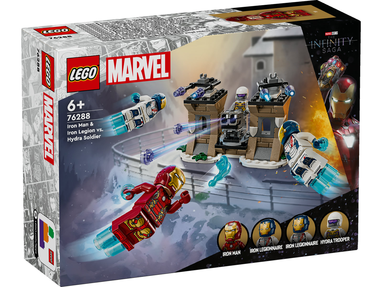 LEGO® Marvel 76288 - Iron Man & Iron Legion vs. HYDRA-Soldat