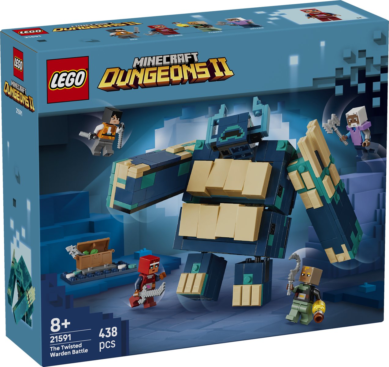LEGO 21591 LEGO® Minecraft® 21591 - Duell mit dem Krummen Wärter – Verpackung vorne