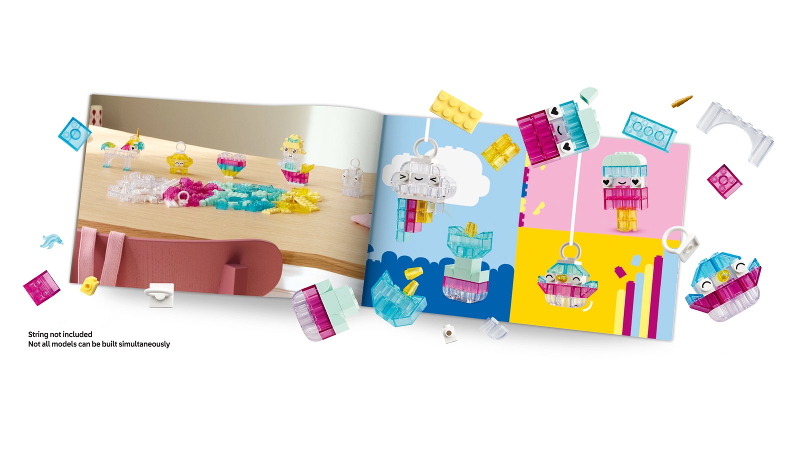 LEGO 11040 LEGO® Classic 11040 - Zauberbox mit durchsichtigen Steinen – Detailansicht 5