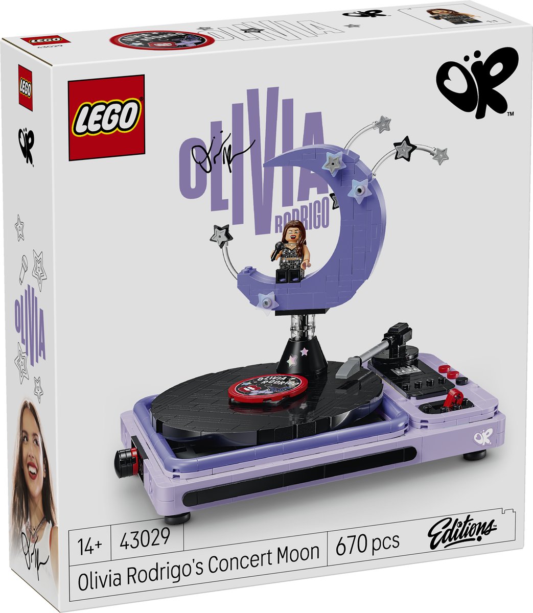 LEGO 43029 LEGO® Editions 43029 - Olivia Rodrigos Konzertmond – Verpackung vorne