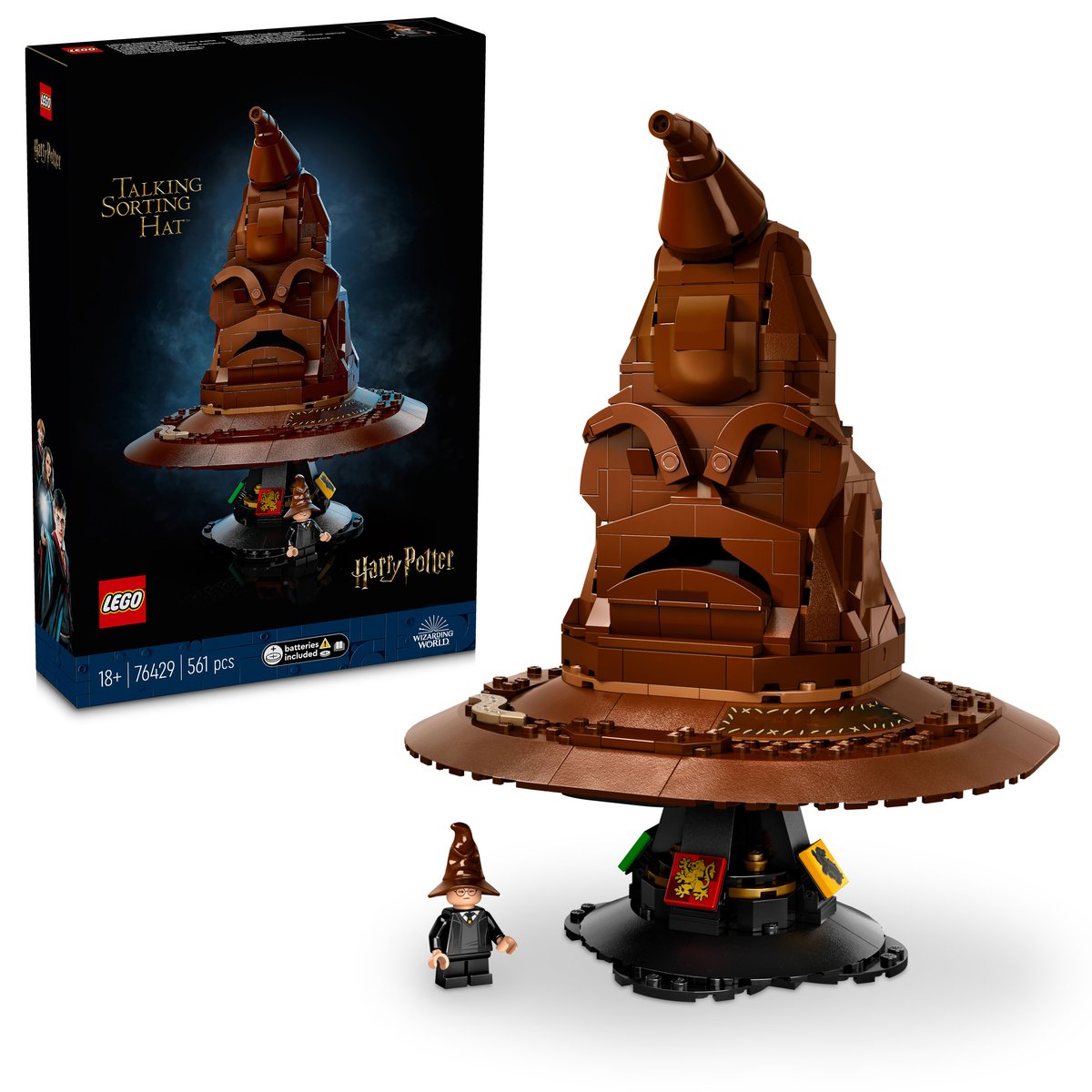 LEGO 76429 LEGO® Harry Potter™ 76429: Der Sprechende Hut – Box & Produkt