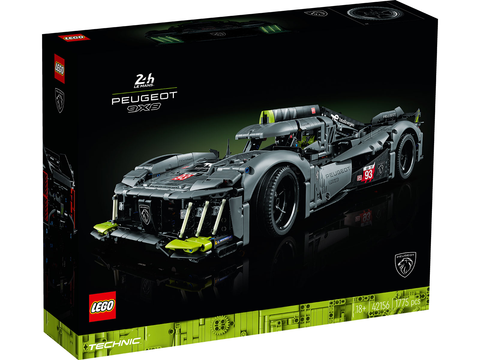 LEGO® Technic 42156 - PEUGEOT 9X8 24H Le Mans Hybrid Hypercar LEGO® Technic 42156 - PEUGEOT 9X8 24H Le Mans Hybrid Hypercar