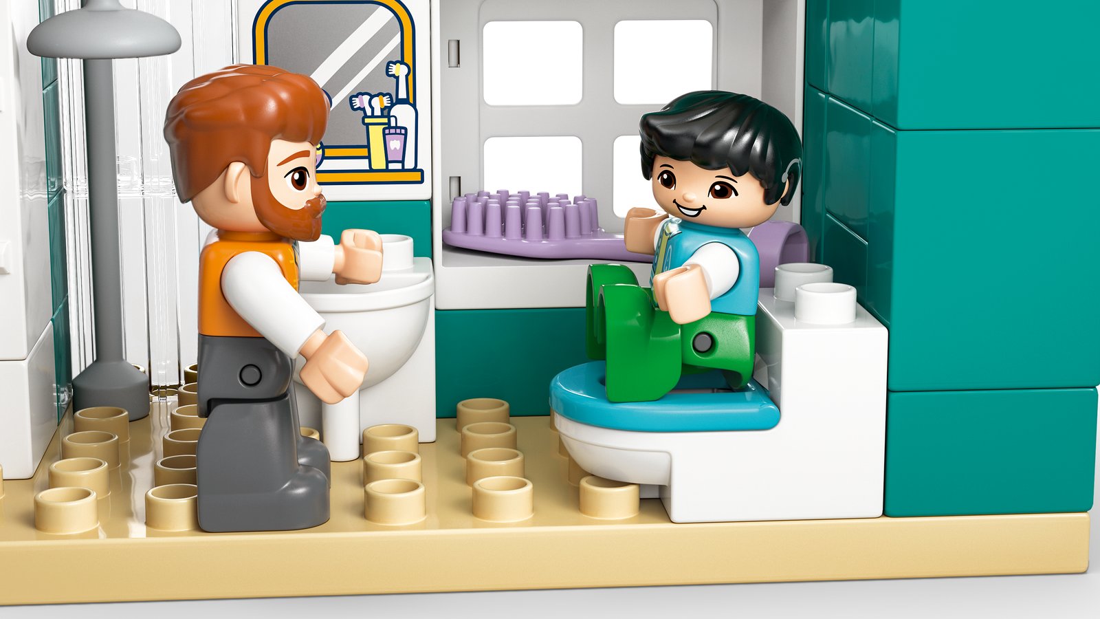 LEGO 10470 LEGO® DUPLO Town 10470 - Modernes Familienhaus mit Figuren – 3-in-1-Set – Detailansicht 5