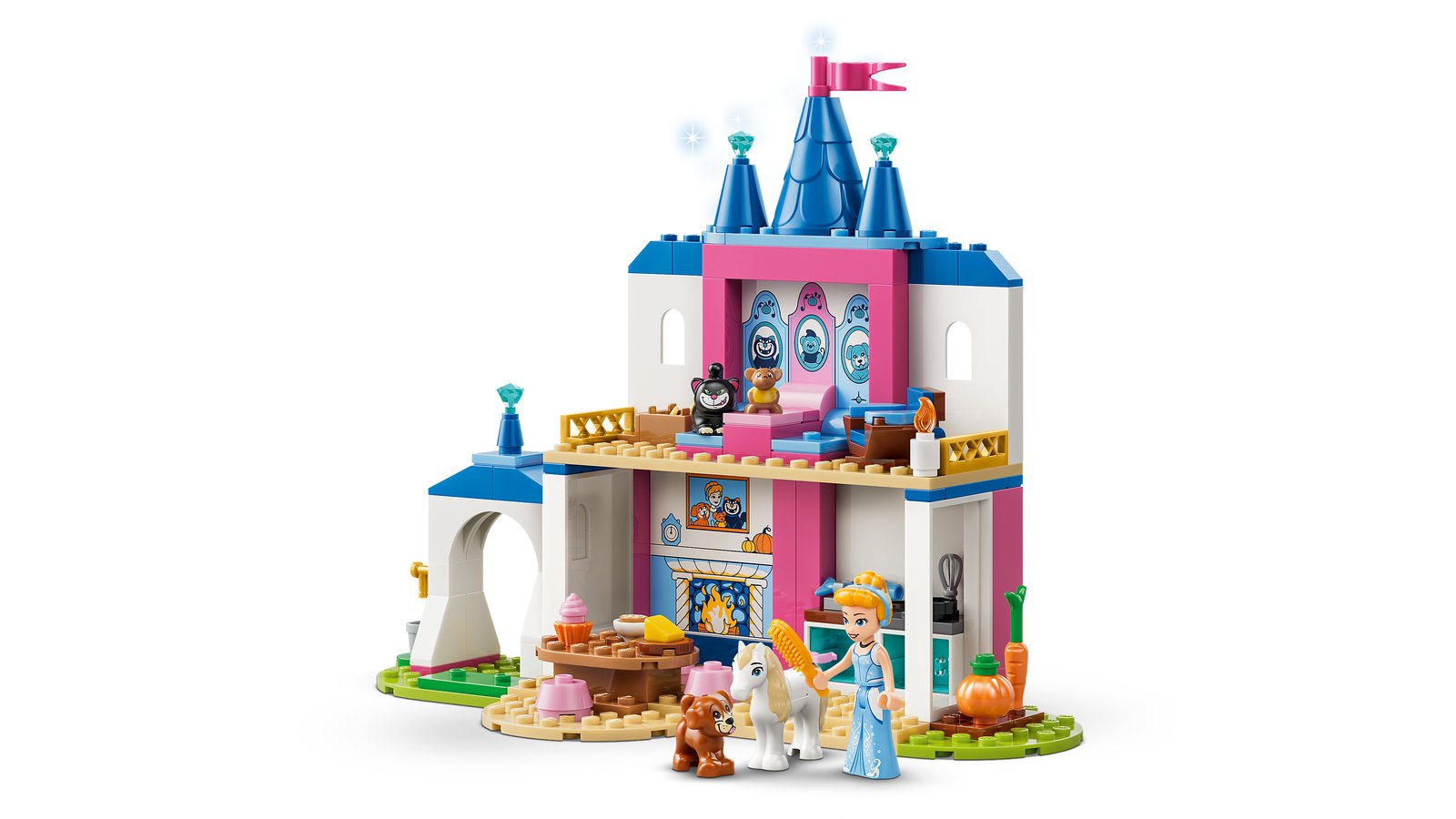 LEGO 43283 LEGO® ǀ Disney Princess 43283 - Cinderellas Tierpalast – Detailansicht 2