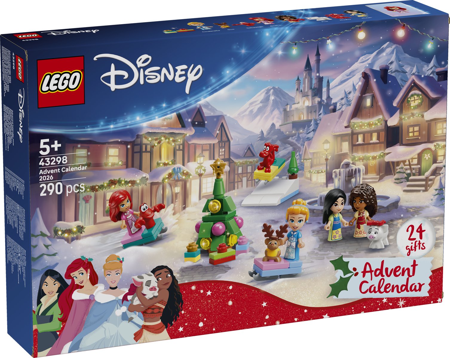 LEGO 43298 LEGO® │ Disney Princess 43298 - Adventskalender 2026 – Verpackung vorne