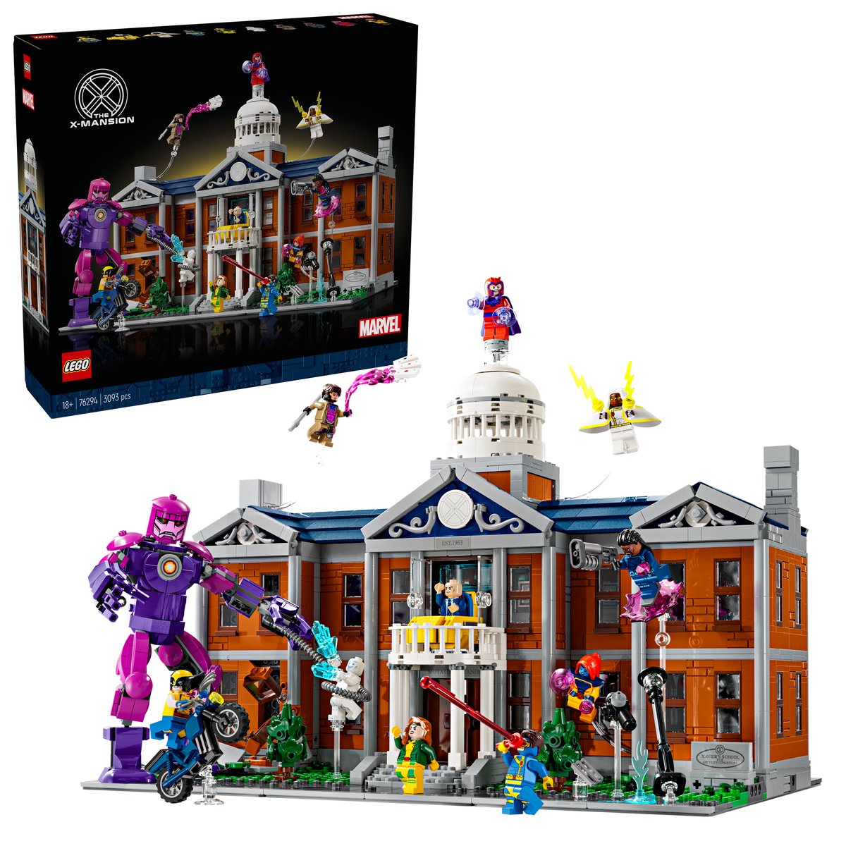 LEGO 76294 LEGO® Marvel 76294 - X-Men: X-Mansion – Box & Produkt