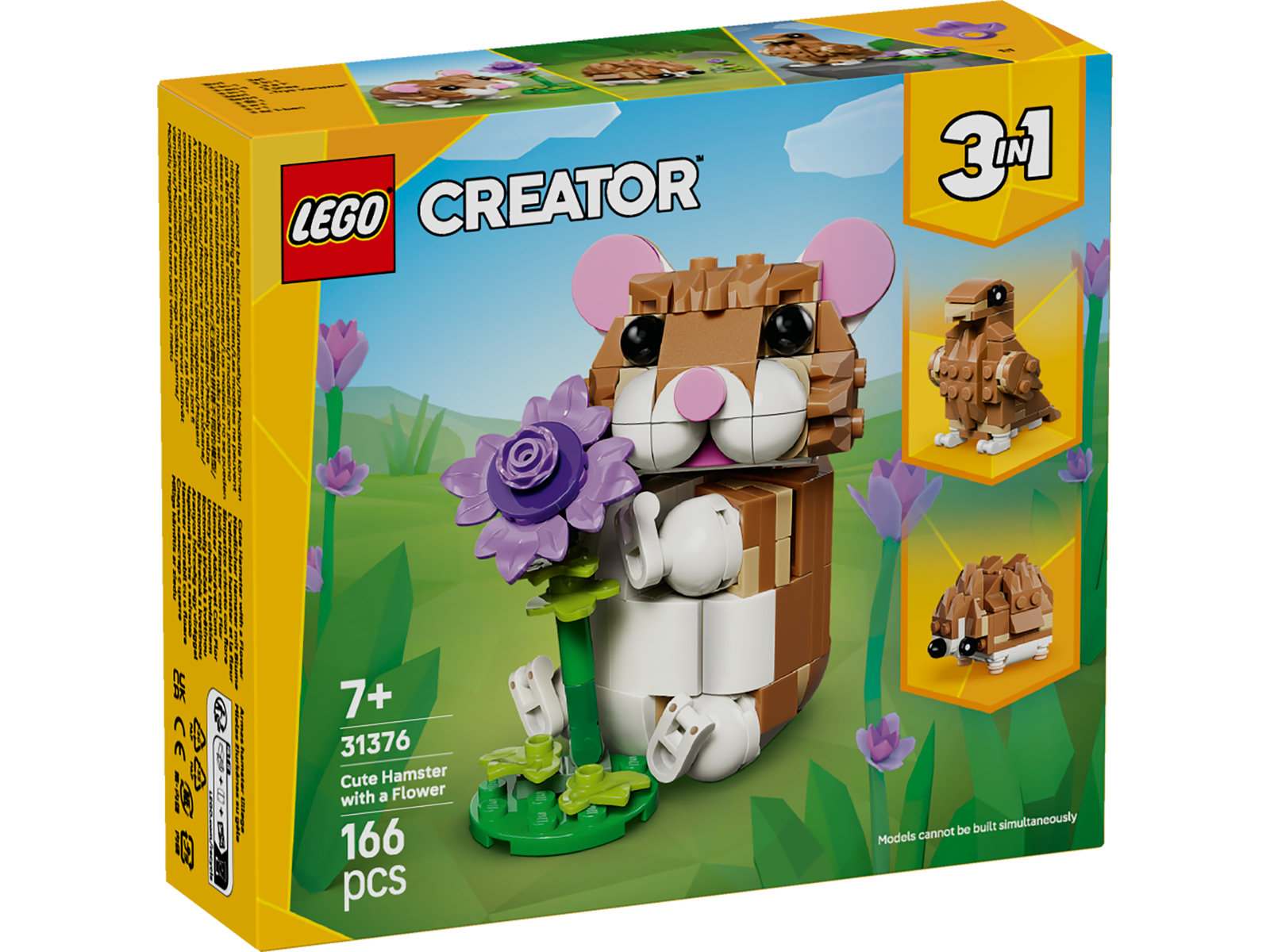 LEGO® Creator 31376 - Niedlicher Hamster mit Blume