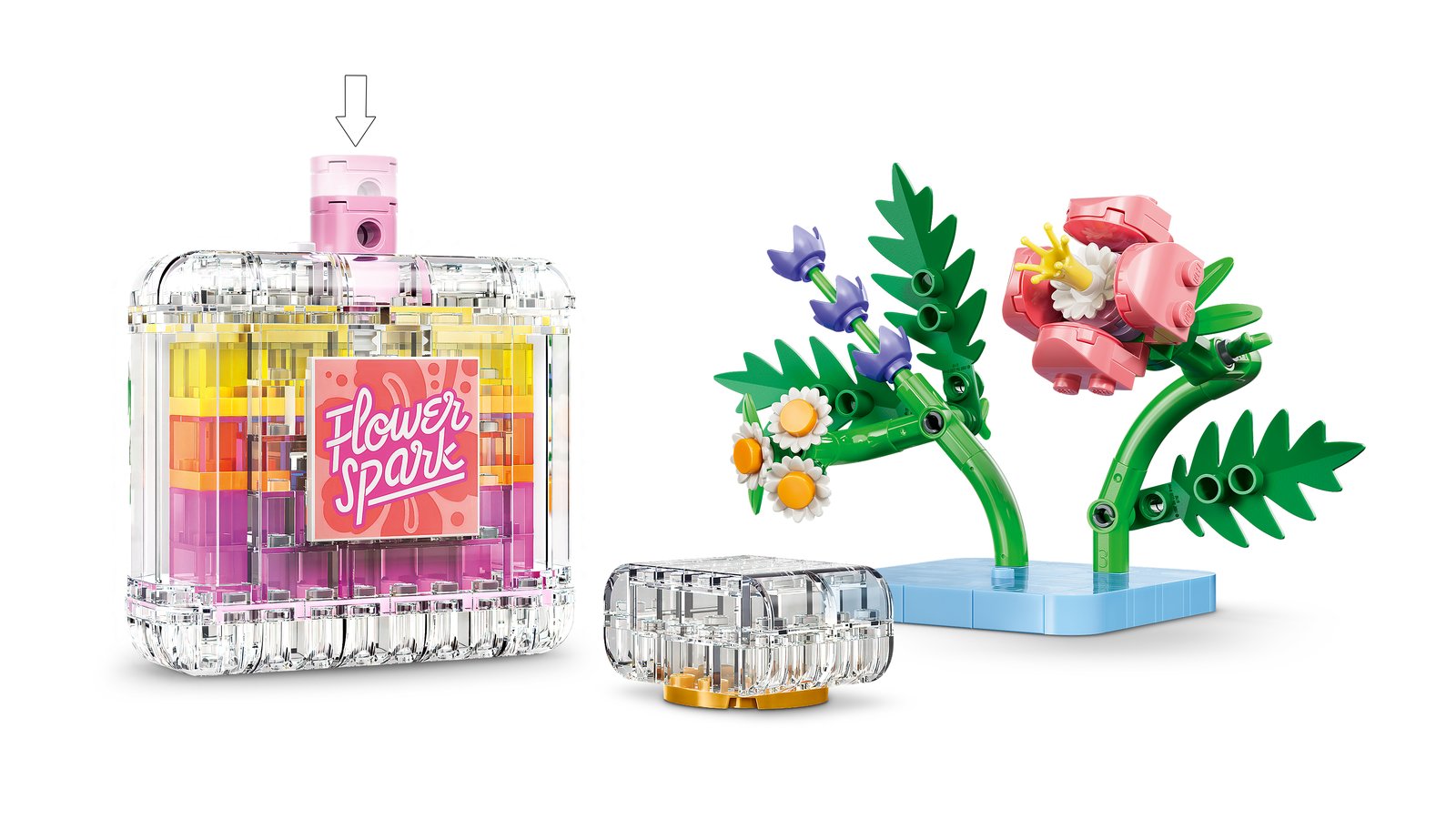 LEGO 31383 LEGO® Creator 31383 - Parfümflasche mit Blumendeko – Detailansicht 6