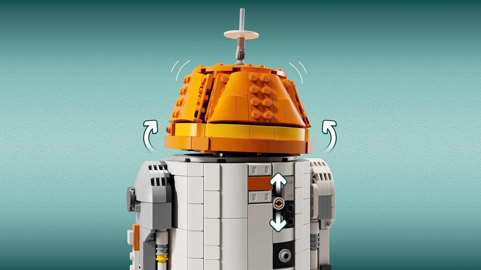 LEGO 75416 LEGO® Star Wars™ 75416 - Astromech-Droide Chopper (C1-10P)™ – Detailansicht 2