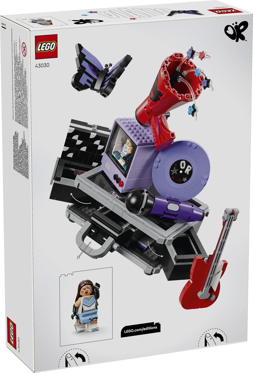 LEGO 43030 LEGO® Editions 43030 - Olivia Rodrigos Geheimer Koffer – Verpackung hinten
