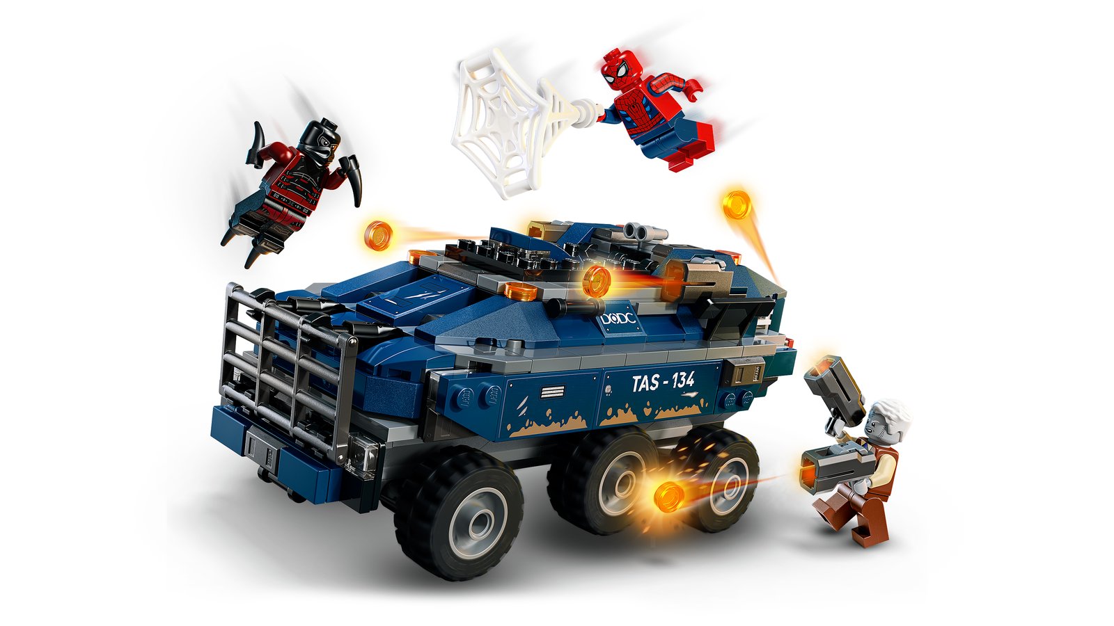 LEGO 76349 LEGO® ǀ Marvel 76349 - Spider-Man Jagt den Gefängnistransporter – Primäres Produktbild