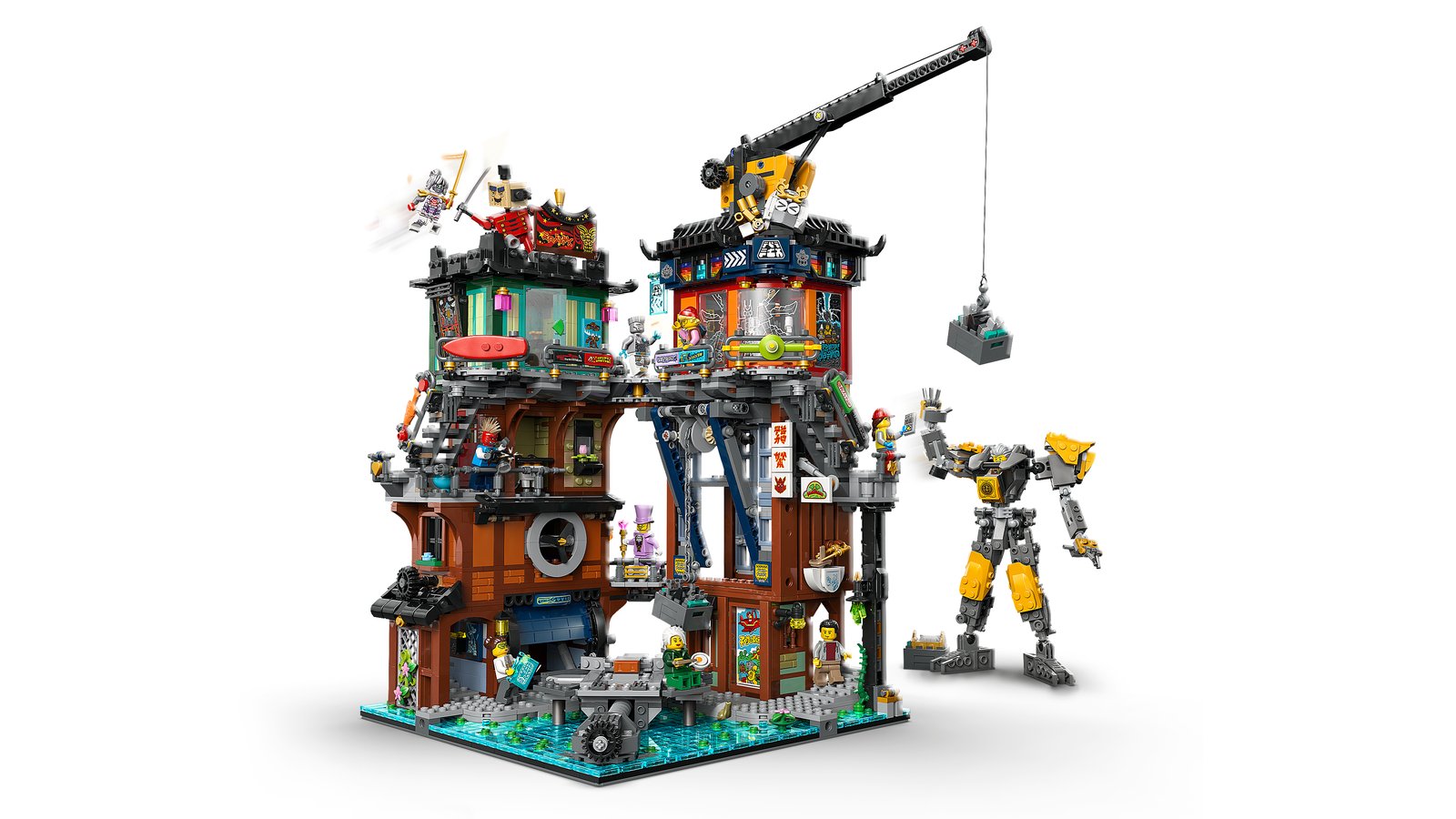 LEGO 71837 LEGO® Ninjago 71837 - NINJAGO® City Werkstätten – Primaeres Produktbild