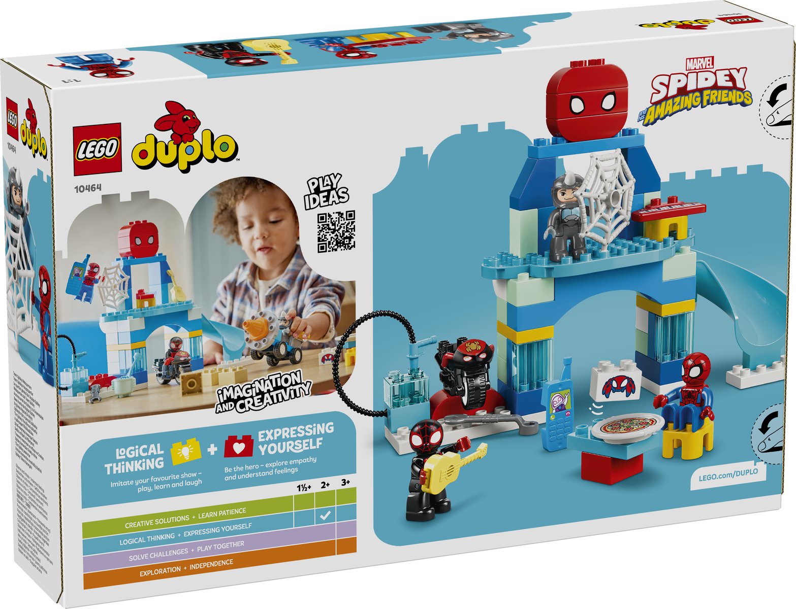 LEGO 10464 LEGO® DUPLO® | Marvel 10464 - Team Spideys Hauptquartier – Verpackung hinten