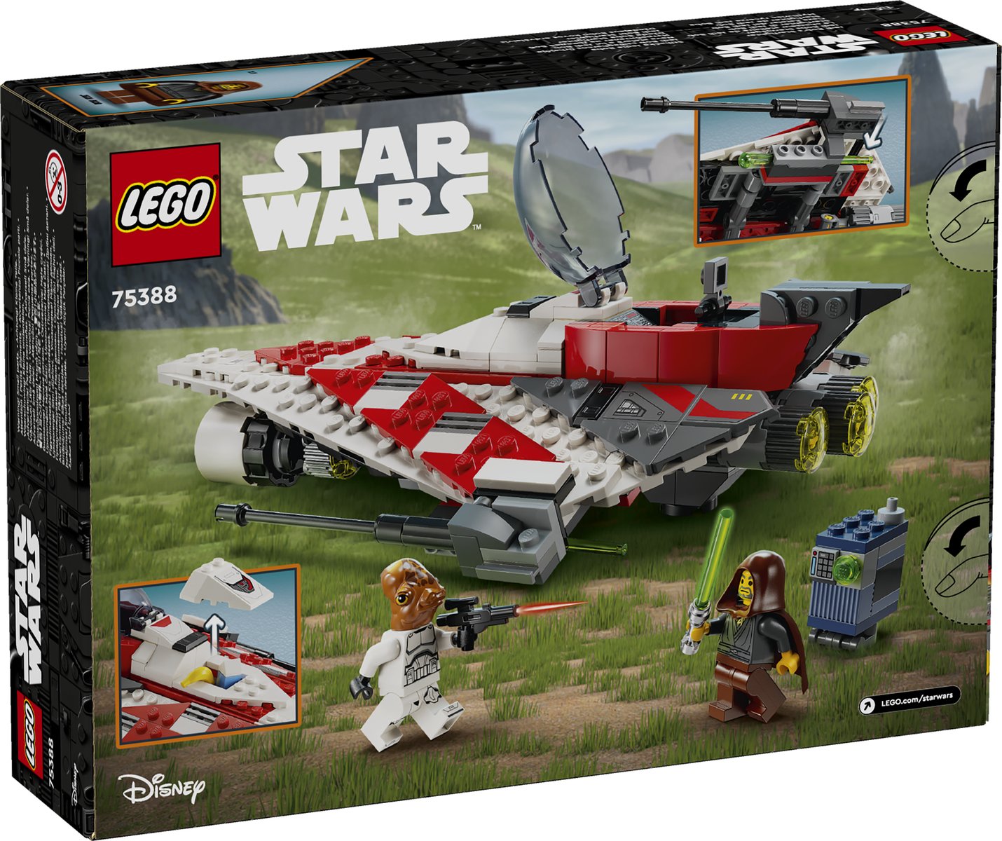 LEGO 75388 LEGO® Star Wars™ 75388 - Jedi Bobs Sternjäger – Verpackung hinten