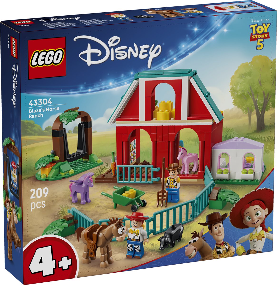 LEGO 43304 LEGO® ǀ Disney and Pixar Toy Story 5 43304 - Blazes Pferderanch – Verpackung vorne