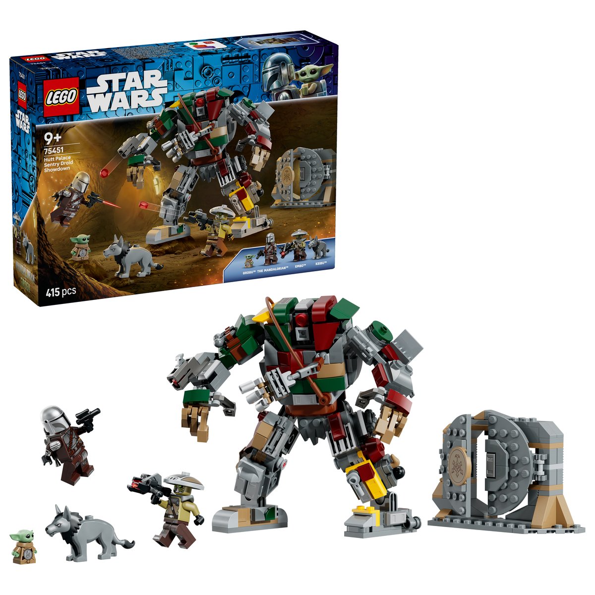 LEGO 75451 LEGO® Star Wars™ 75451 - Showdown mit dem Wächterdroiden am Huttenpalast – Box & Produkt