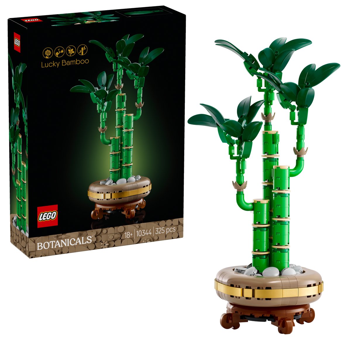 LEGO 10344 LEGO® Botanicals 10344 - Glücks-Bambus – Box & Produkt