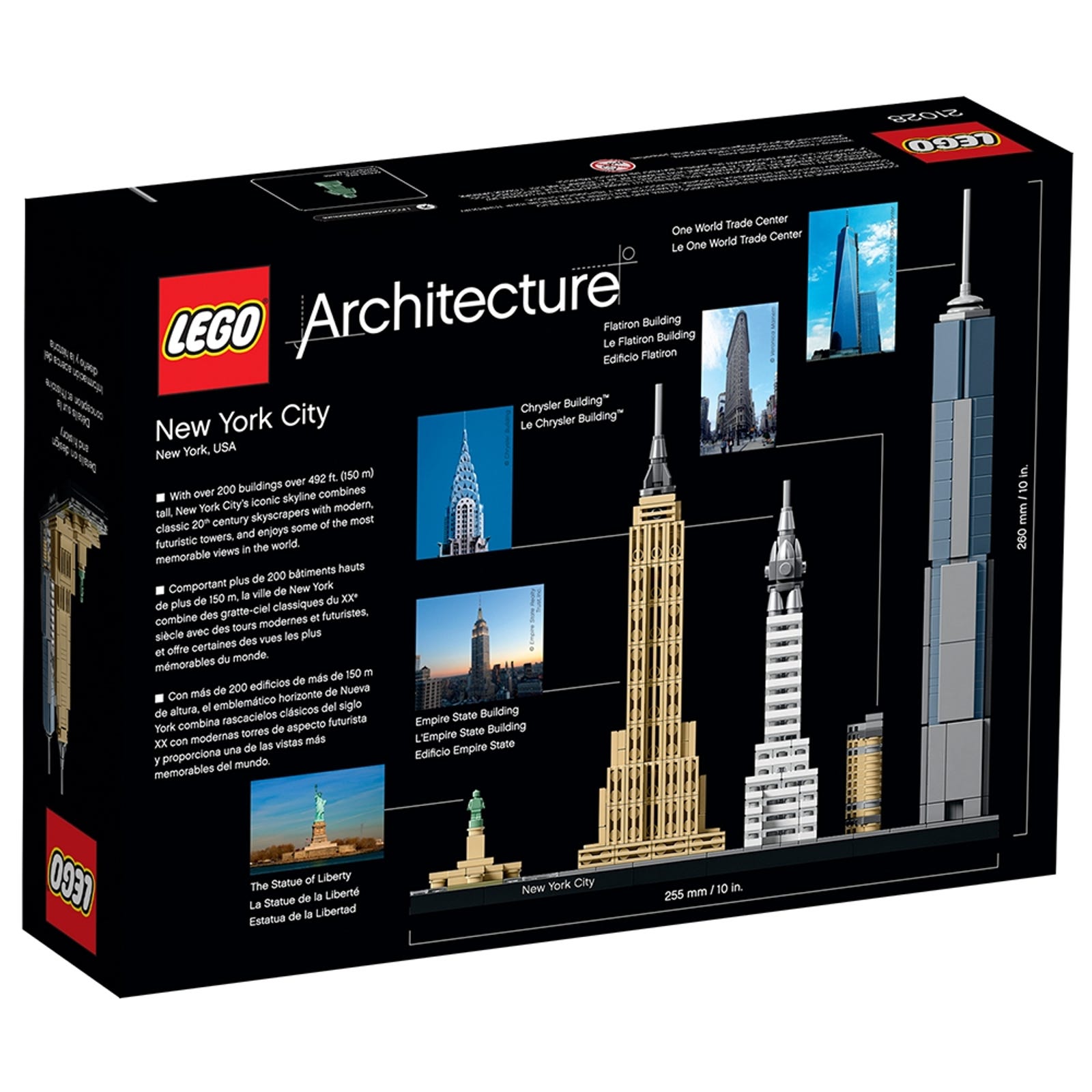 LEGO® Architecture 21028 - New York City - Box Back