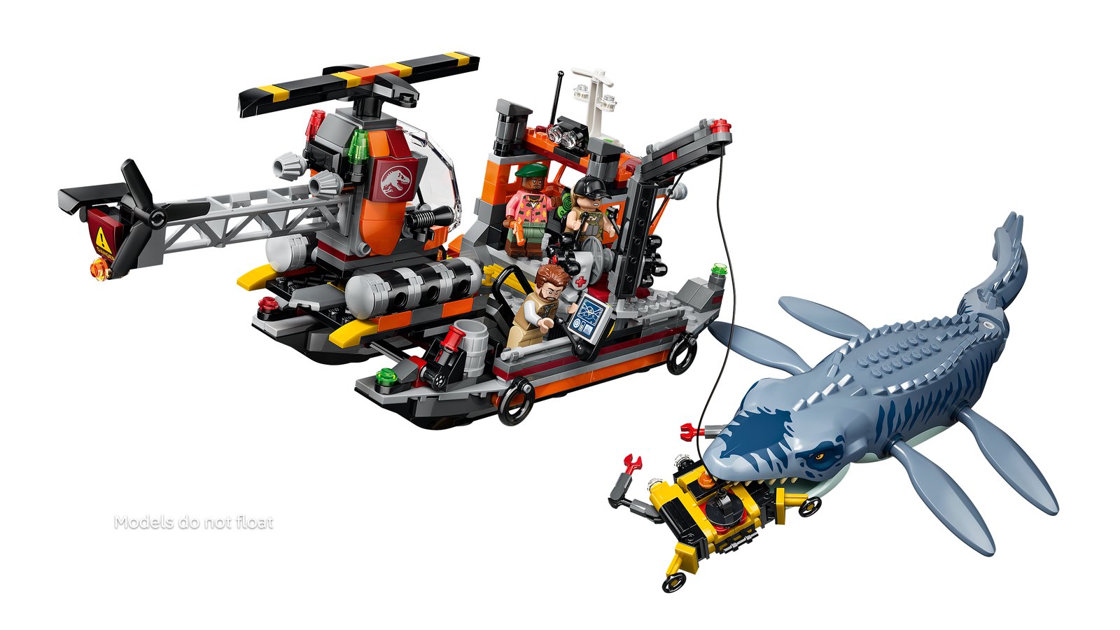 LEGO 77983 LEGO® Jurassic World 77983 - Mosasaurier-Angriff auf das Boot – Detailansicht 3