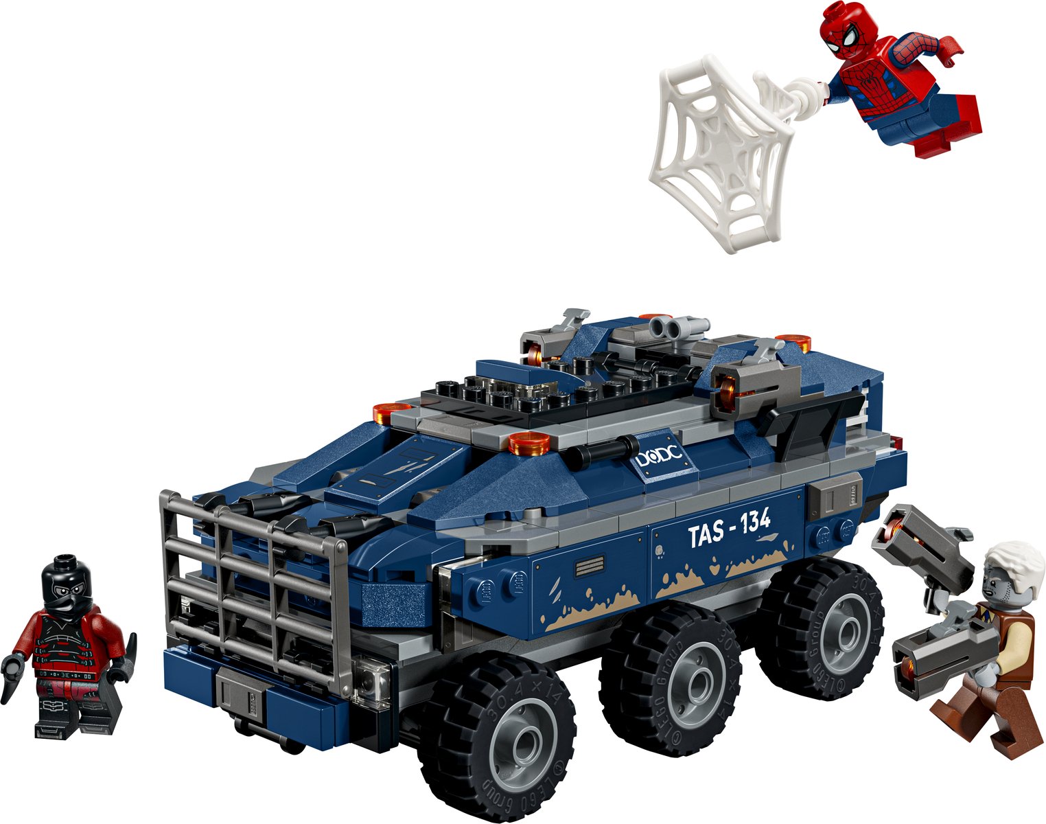 LEGO 76349 LEGO® ǀ Marvel 76349 - Spider-Man Jagt den Gefängnistransporter – Produktfoto