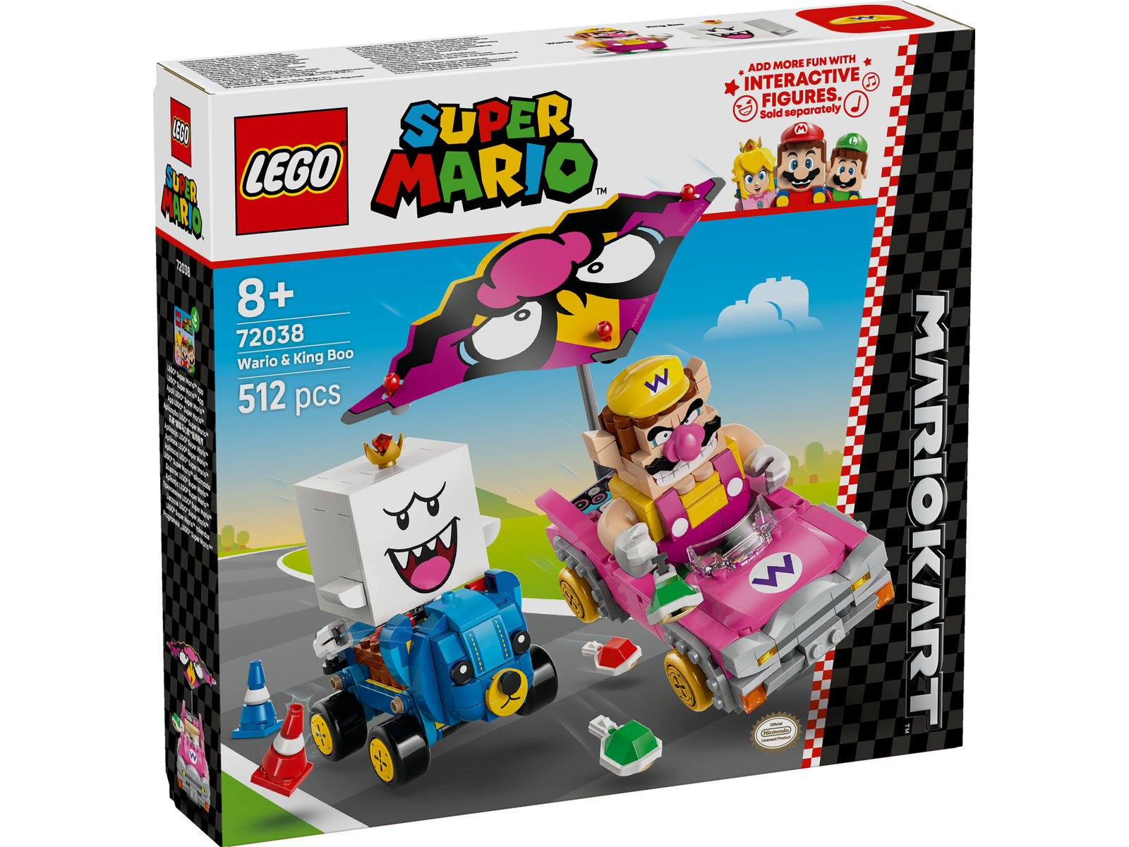 LEGO® Super Mario 72038 - Mario Kart™ – Wario & König Buu Huu LEGO® Super Mario 72038 - Mario Kart™ – Wario & König Buu Huu
