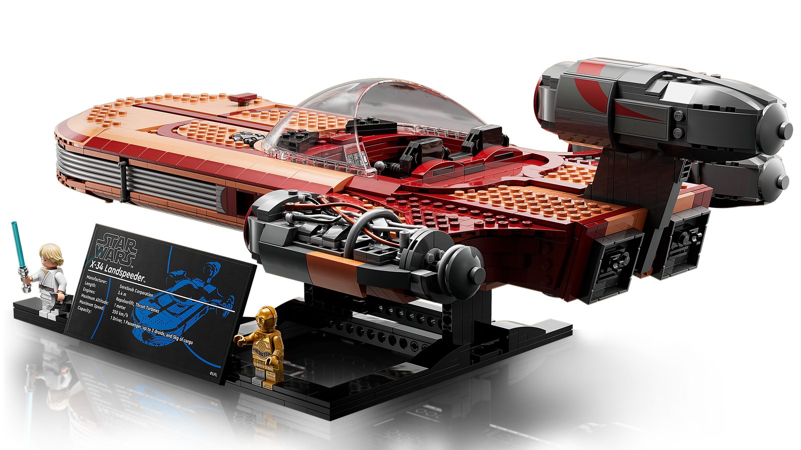 LEGO 75341 LEGO® Star Wars™ 75341 - Luke Skywalker’s Landspeeder™ – Detailansicht 2