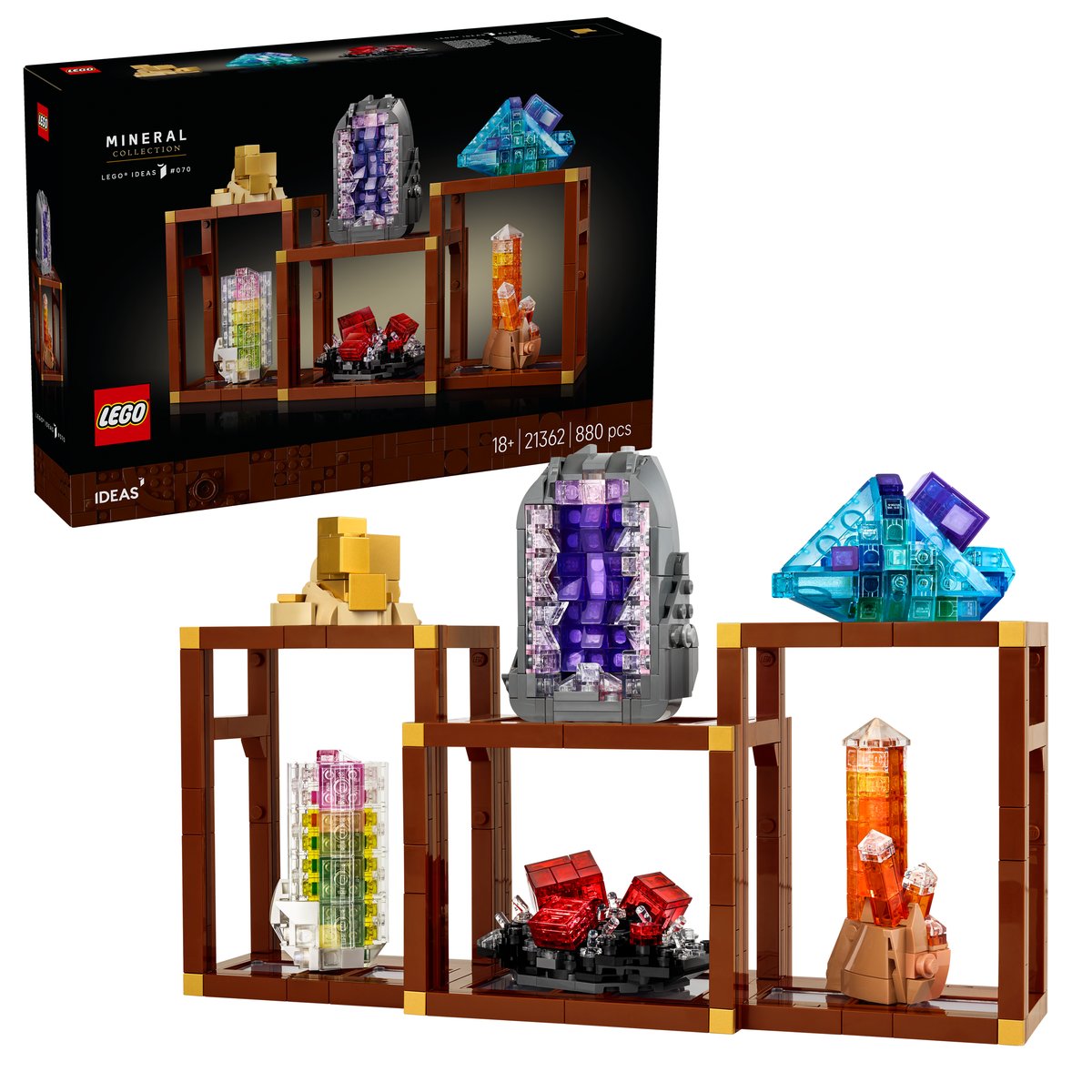 LEGO 21362 LEGO® Ideas 21362 - Mineraliensammlung – Box & Produkt