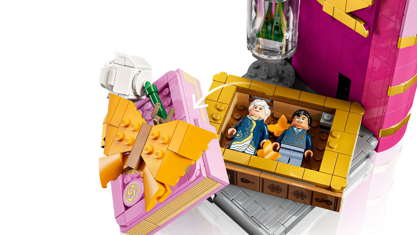 LEGO 75691 LEGO® Wicked 75691 - Glinda und Elphaba Bücherstützen – Detailansicht 4