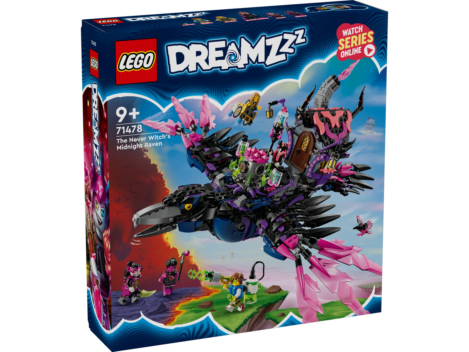 LEGO® DREAMZzz 71478 - Der Mitternachtsrabe der Nimmerhexe