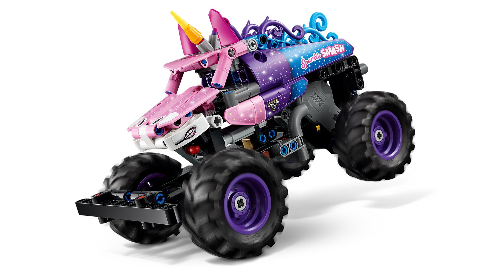 LEGO 42220 LEGO® Technic 42220 - Monster Jam™ Sparkle Smash™ mit Rückziehmotor – Primaeres Produktbild