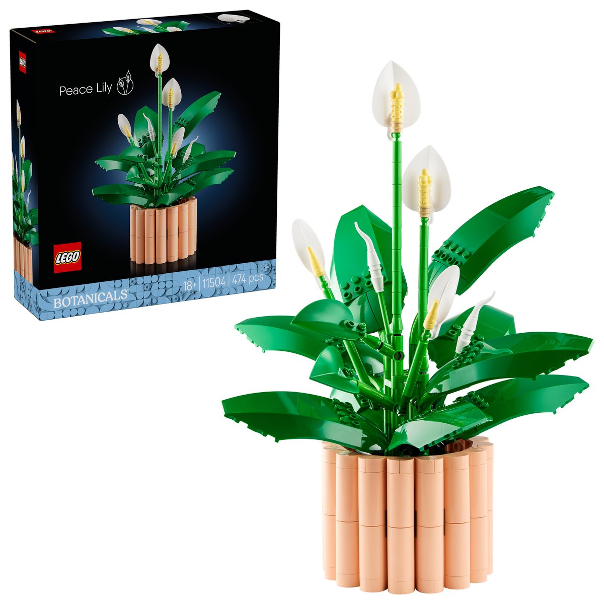 LEGO 11504 LEGO® Botanicals 11504 - Friedenslilie – Box & Produkt