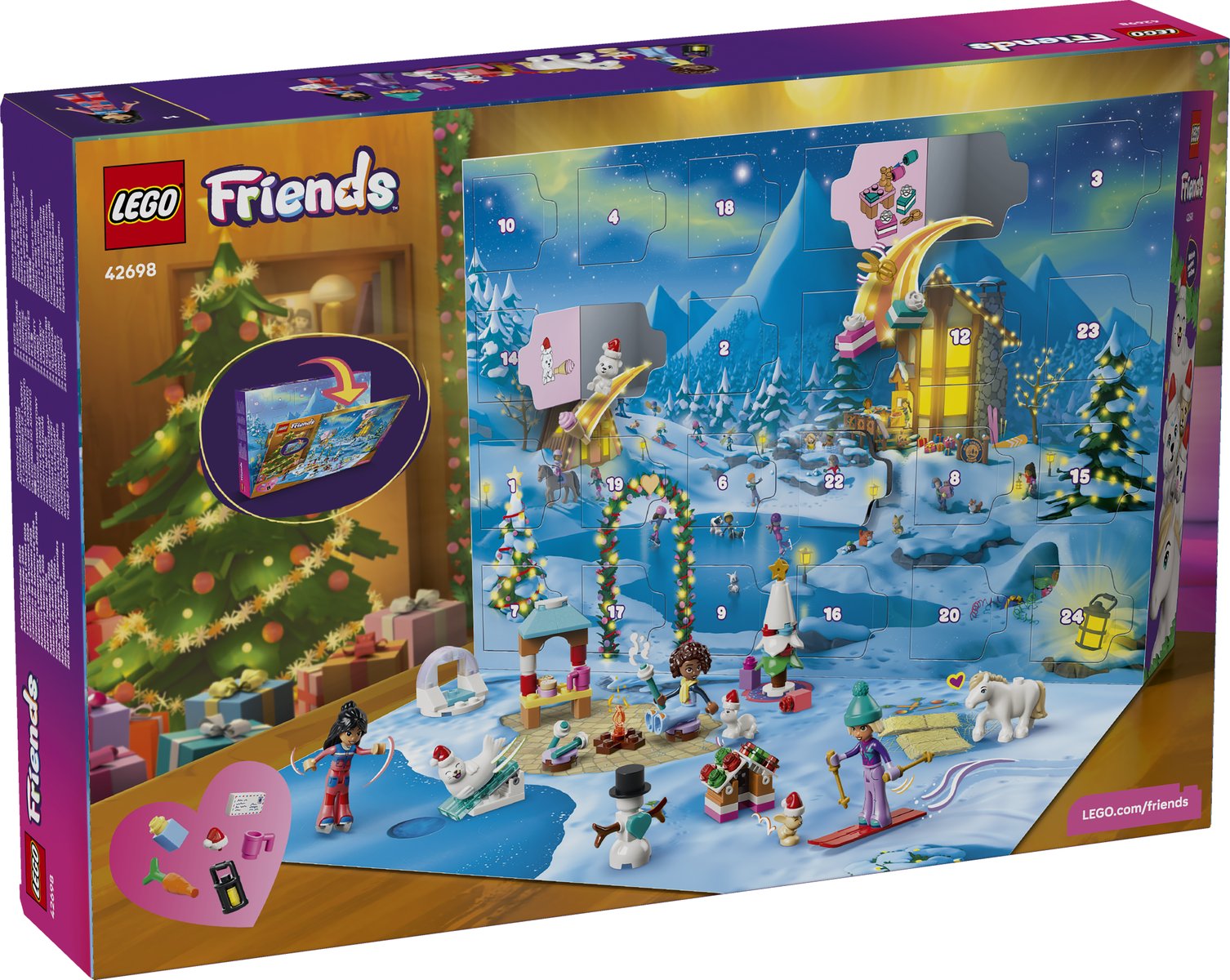 LEGO 42698 LEGO® Friends 42698 - Adventskalender 2026 – Verpackung hinten
