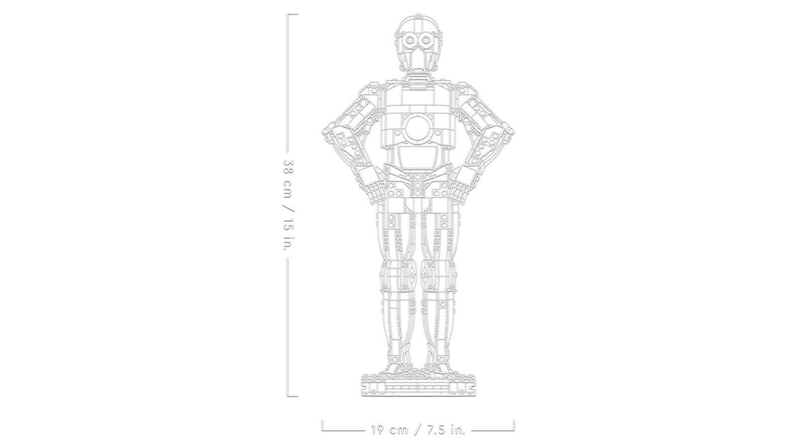 LEGO 75398 LEGO® Star Wars™ 75398 - C-3PO™ – Detailansicht 3