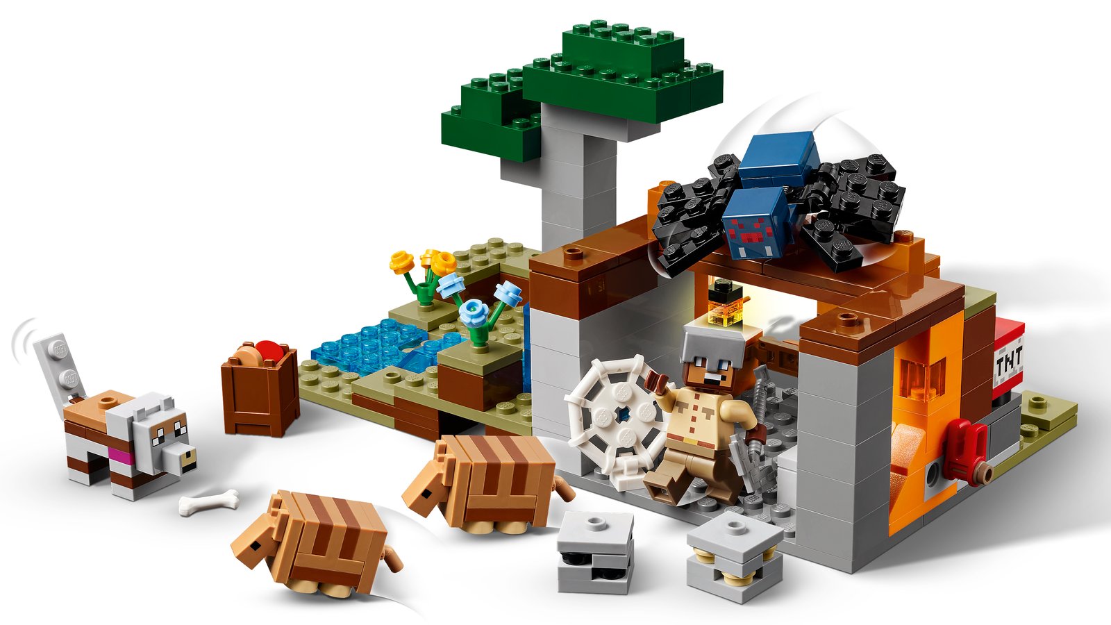 LEGO 21269 LEGO® Minecraft 21269 - Die Expedition zur Gürteltiermine – Detailansicht 1